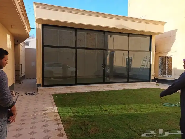 زجاج سكريت وتركيب وجهات والمنيوم 2