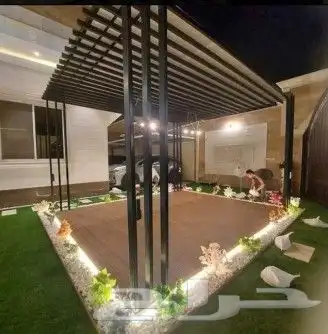 فن حدائق ابو عمر لتنسيق الحدائق المنزلية شلالات نوافير 1