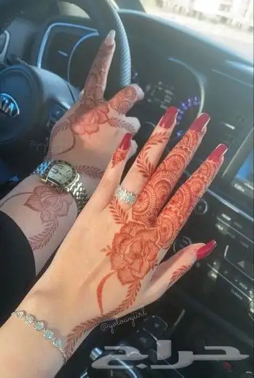حنا للعرايس عرض خاص للصيف جميع انواع نقش 3