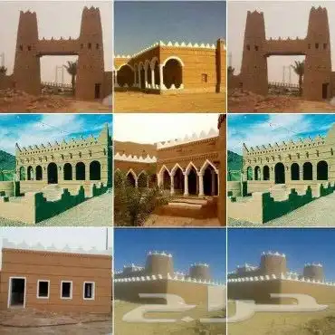 مقاول اعمال تراث الشعبي بناء وترميم البيوت القديمه من الطين 5