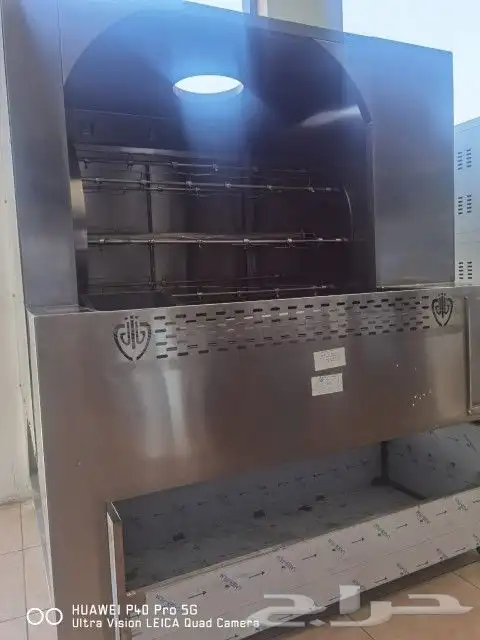 شواية_دجاج حطب 8 أسياخ بموتور - الأبعاد   ( 162   152   190 0