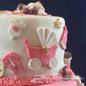 كيكة تهنئة مولودة 2