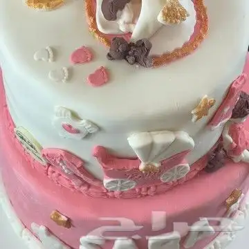 كيكة تهنئة مولودة 7