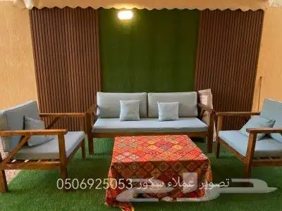 جلسات خارجية حدائق شاليهات مخيمات استراحات منتجعات 13