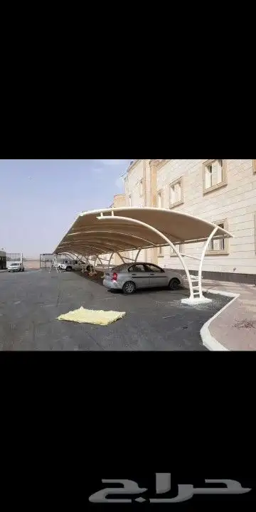 مظلات قماش سواتر حديد برجولات جلسات 5