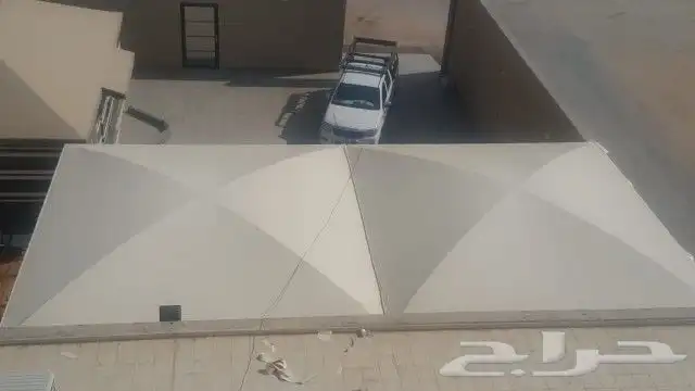 مظلات قماش سواتر حديد برجولات جلسات 7