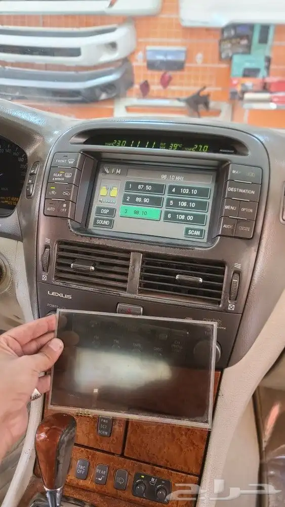 اصلاح شاشة لكزس LS430 اللمس متوقف تغيير لمس جديد 2