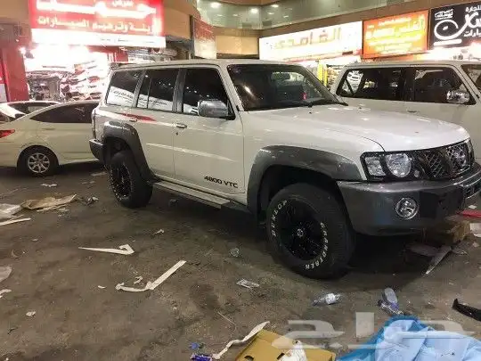 صدام خلفي نيسان باترول عاكس صدام أنوار باترول فتك ترهيم سوبر 23