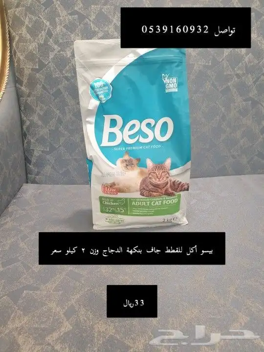 اكل قطط جاف تراب قطط 1