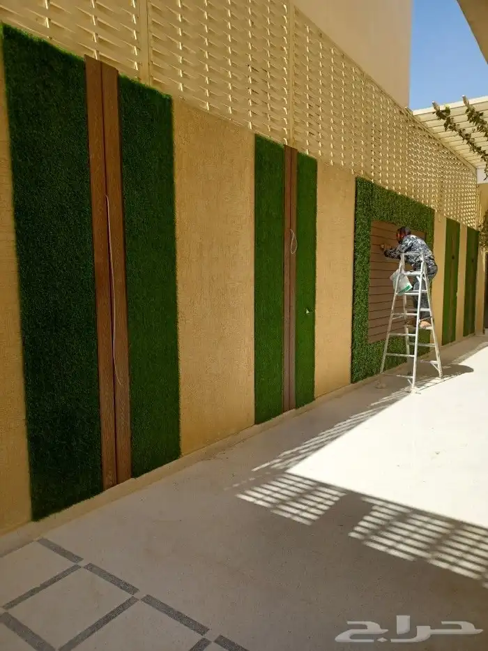 ثيل صناعي وعشب جداري 12