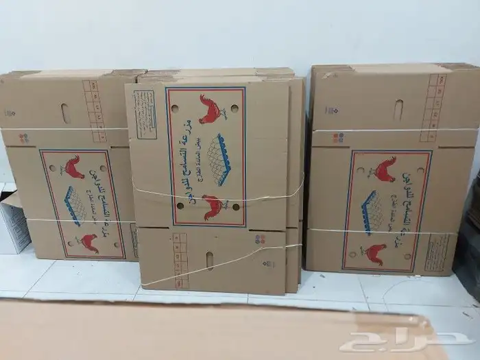 كراتين بيض فاضيه وشطرطون ورول ورق لتغليف 1