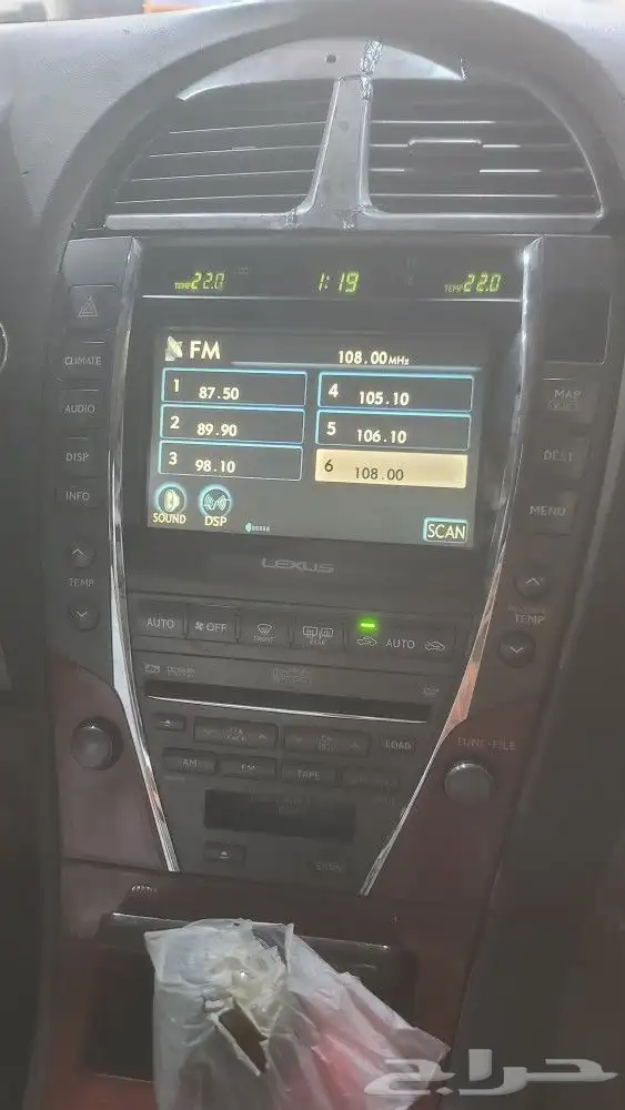 اصلاح مشكلة توقف اللمس تغيير شاشة اللمس لكزس ES350 2