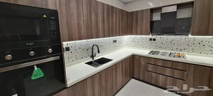 مطابخ المنيوم صاج خشب 12