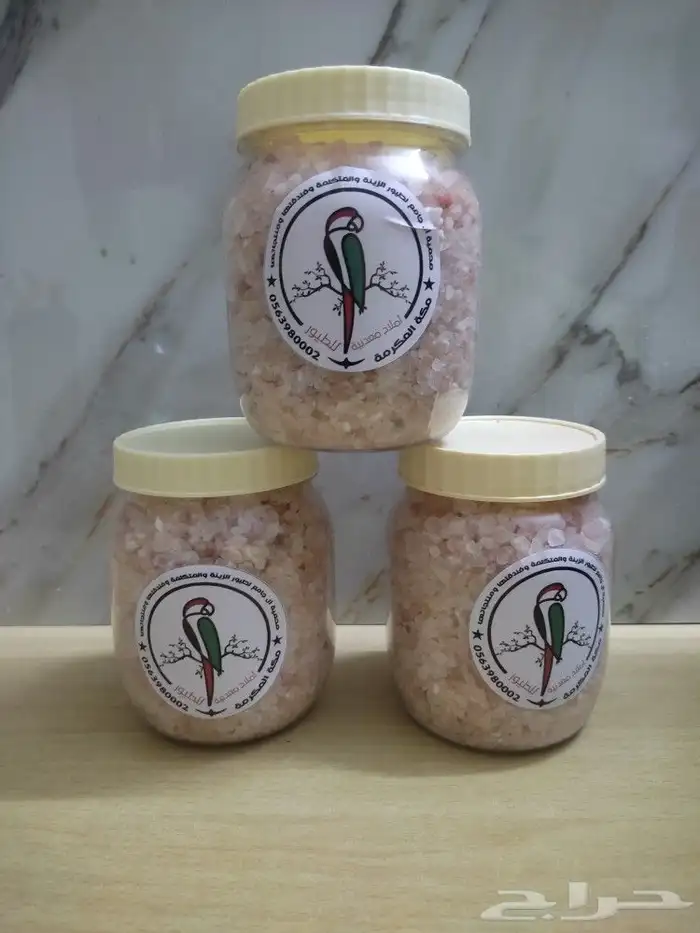 ملح الهملايا الوردي الطبيعي للطيور 6