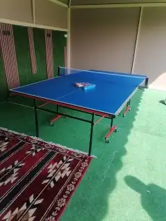 بلياردو تنس هوكي فرفيرة طاولة العيد ثلاثة في واحد 17