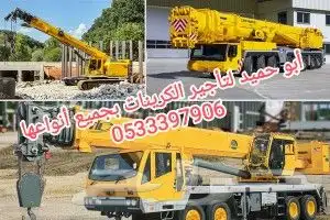 رافعات شوكية و تيليسكوبية ومانلفت وسيزرلفت وكرينات للإيجار 6