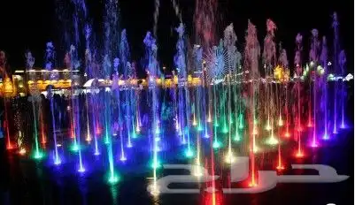 انارة نافورة ليد متوفر عدة احجام 12 فولت امنة تحت الماء 6