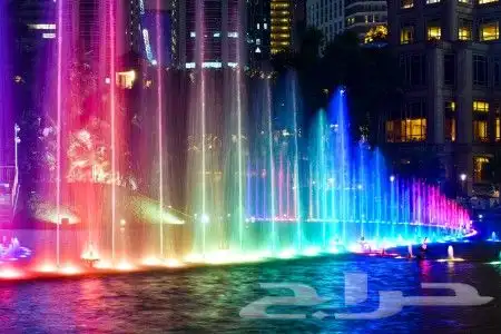 انارة نافورة ليد متوفر عدة احجام 12 فولت امنة تحت الماء 7