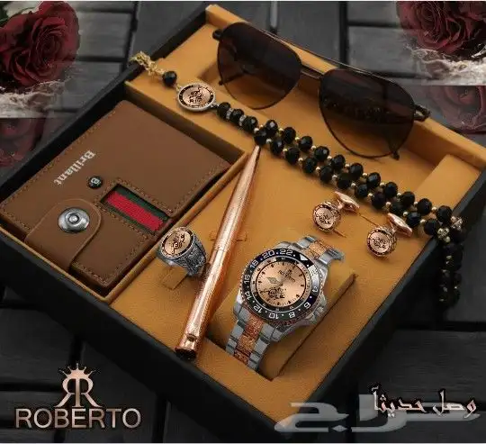 افضل وانواع الهدايا الطقم الساعات الرجاليه للعريس 20