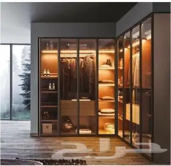 ديكورات منازل شاشات مريات هرد بورد غرف نوم بنوهات باركيه 7