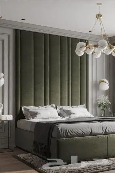 ديكورات منازل شاشات مريات هرد بورد غرف نوم بنوهات باركيه 3