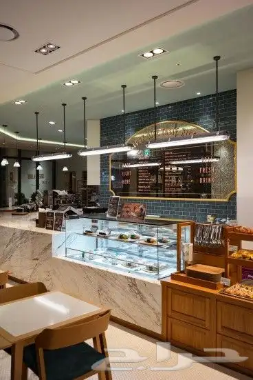 coffee shop decor Mobil shop Dicor 7