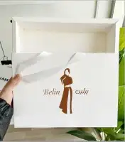 طباعه ليبل قماش لوقو عبايه بوكسات عبايات اكياس ورق تغيلف 8