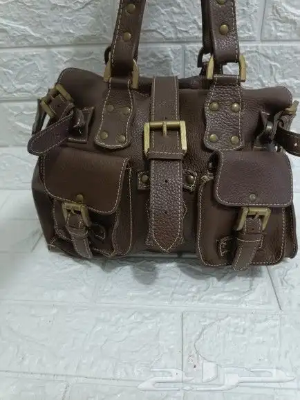 شنط جلد طبيعى ايطالى وتركى 8