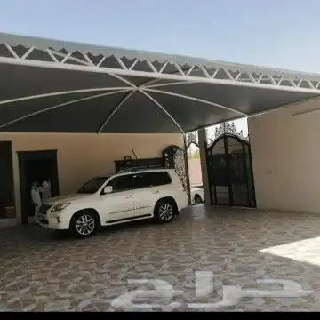 مظلات جلسات برجولات مظلات مواقف السيارات 7