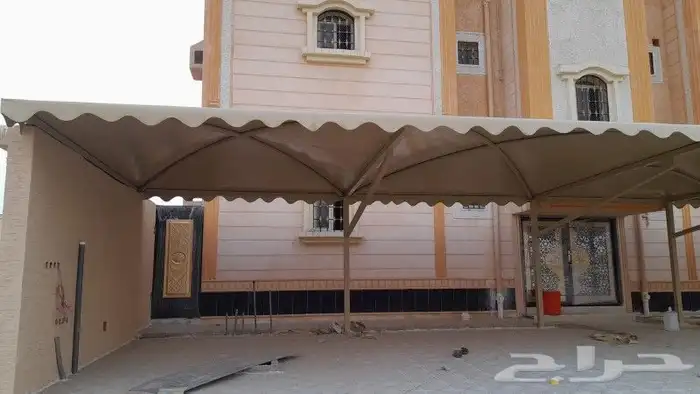 مظلات جيزان سيارات. مظلات جلسات برجولات سواتر هناجر مستودعات 0