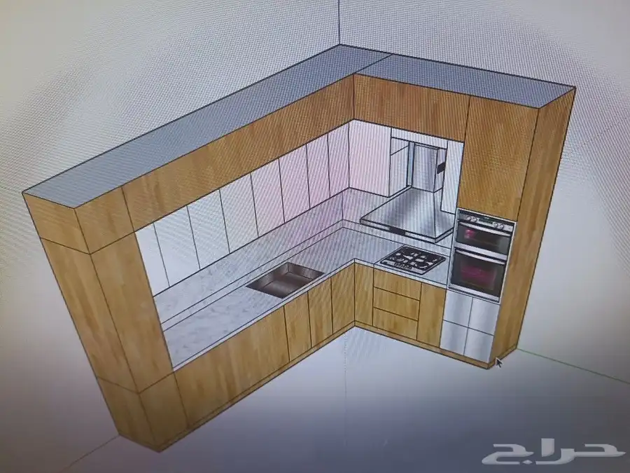 تفصيل وتصميم وتعديل جميع انواع المطابخ الالمنيوم 49