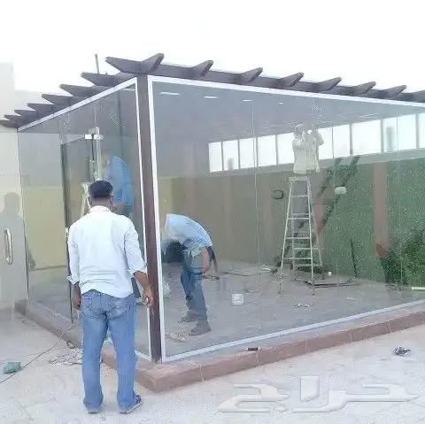 مجالس زجاج اكواخ جلسات يونانية خارجيه واجهات فلل الالمنيوم ا 0
