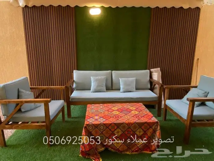 جلسات خارجية حدائق شاليهات مخيمات استراحات 9