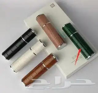 نوفر لكم (( جملة )) علب عطور فارغة جلد 14