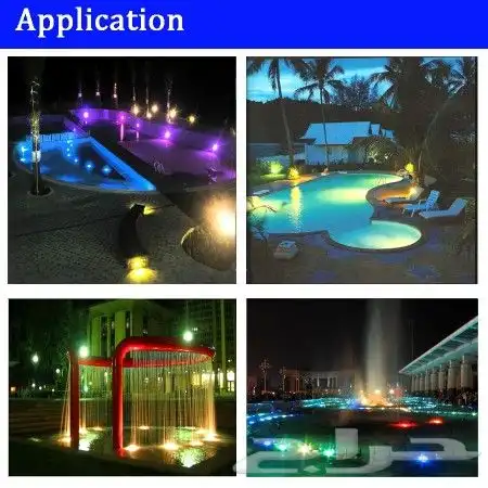 اضاءة مسبح و نافورة ليد ضد الماء 10