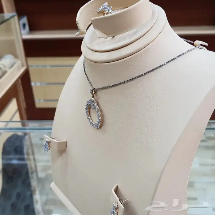 طقم فضه ايطالي فاخر مميز 4