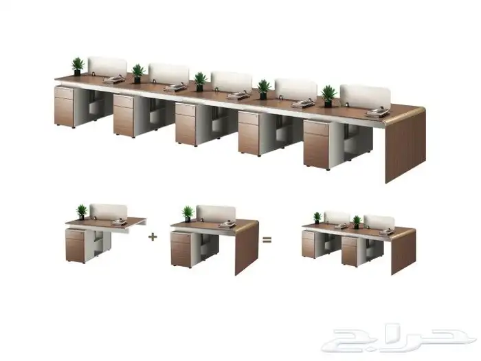 اخشاب تفصيل المكاتب والمكاتب المشتركة 21
