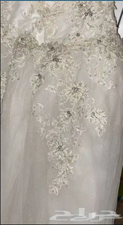 فستان زفاف اللون لؤلؤي تصميم(تركي) 2