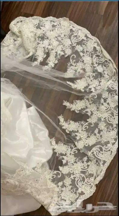 فستان زفاف اللون لؤلؤي تصميم(تركي) 6