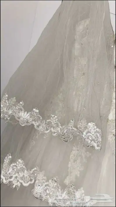 فستان زفاف اللون لؤلؤي تصميم(تركي) 4