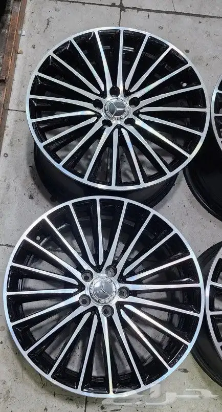 جنوط مرسدس C 200 اصلي وكاله مقاس 19 موديل 2022 9