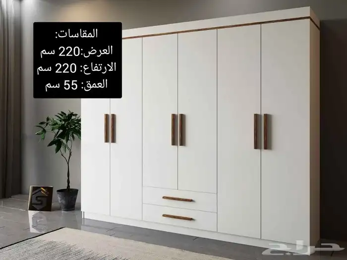 خزانة ودولاب للملابس جميع الاحجام 8
