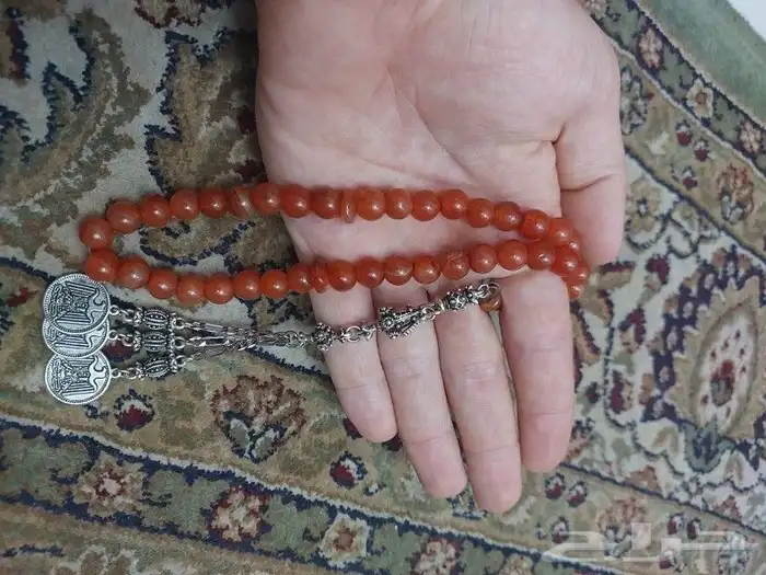 سبحة عقيق سليماني قديم 1