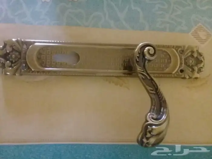 مقبض باب خشب فاخر مزخرفة ماركه RENZ 3