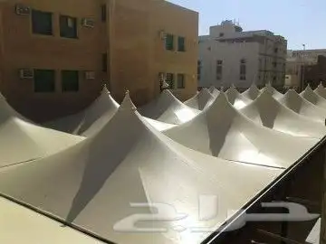 مظلات وسواتر وجلسات وهناجر وجميع اعمال الحداده 30