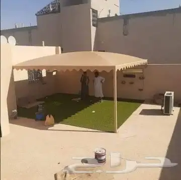 مظلات وسواتر وجلسات وهناجر وجميع اعمال الحداده 5