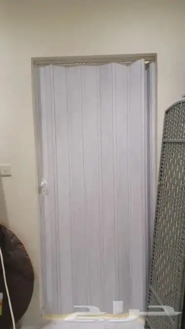 تركيب باب سحب كرديون . تركيب باب جلد . تركيب أبواب حديد 8