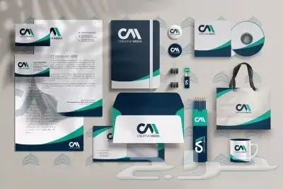 تصميم هويات بصرية وتجارية إحترافية 1