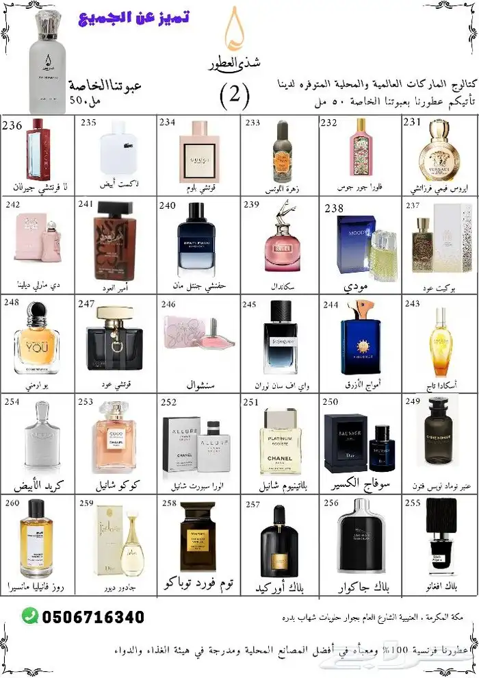 عطر بلاك افغانو رقم 255 2