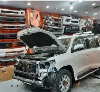 قطع لاند كروزر جمله صدام لحي دعامه كشافات لاندشمعات لحيه كت 9
